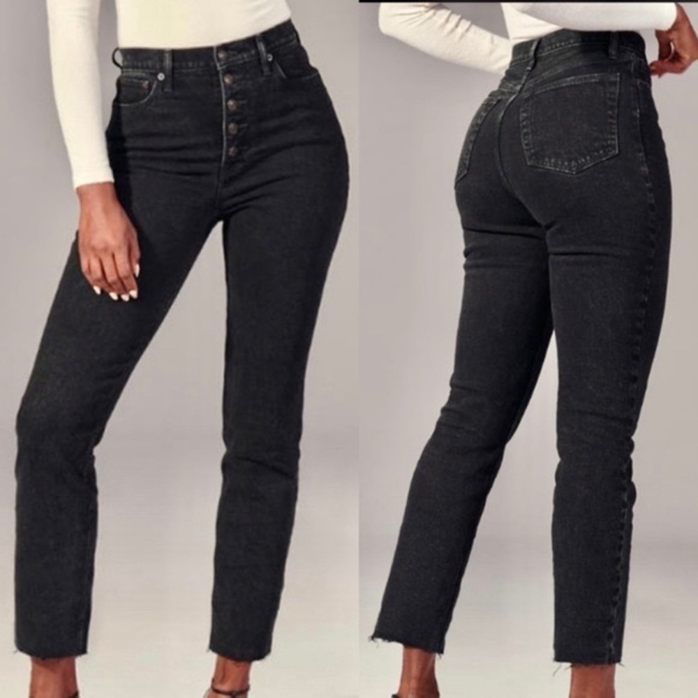 Abercrombie and Fitch Curve Love Skinny High Rise Jeans
